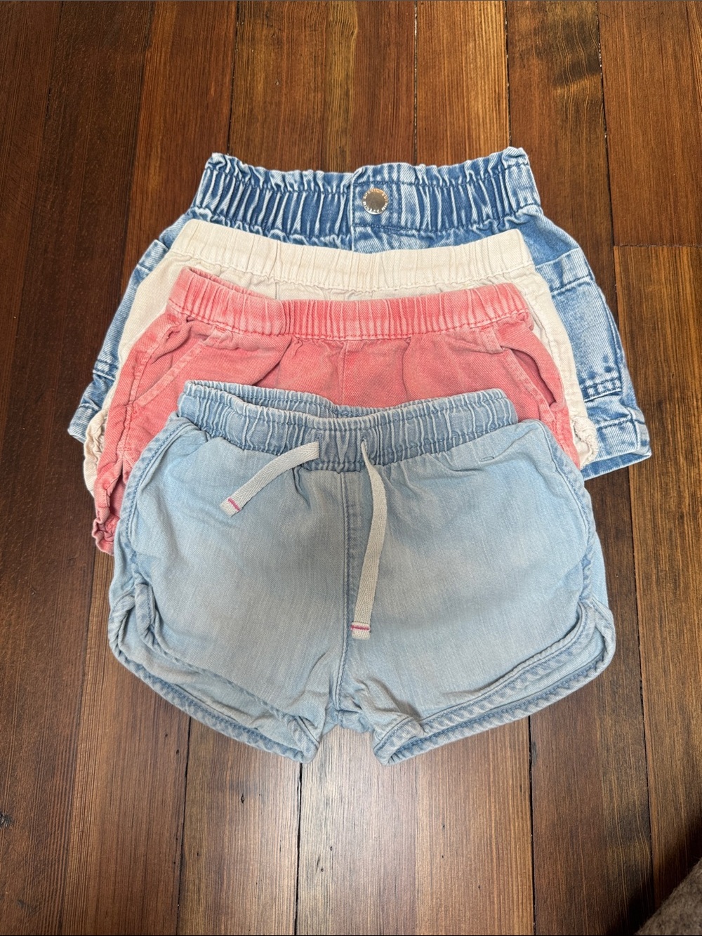 4 Pairs Girls Shorts